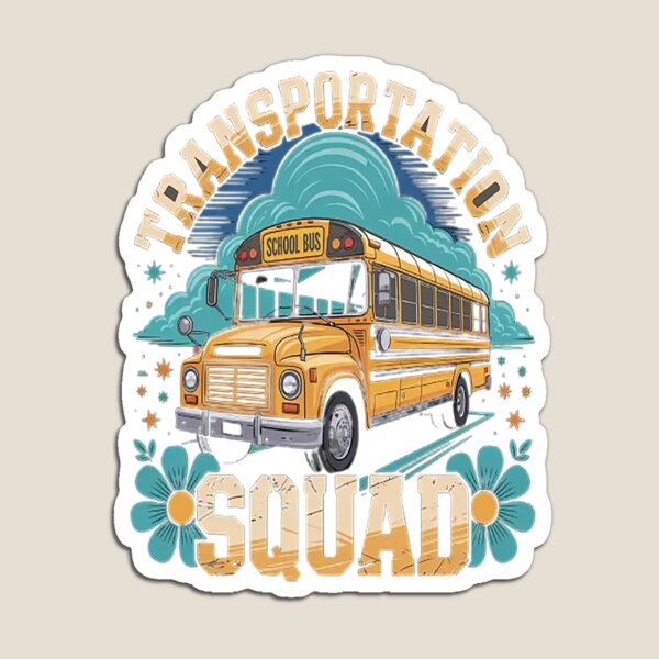 Item preview, Transportation Squad Bus Aide Back To School matching designed and sold by gandebro.
