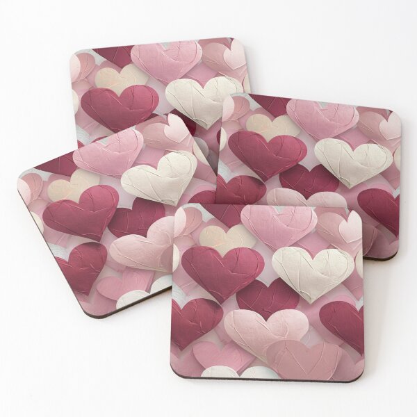 Item preview, A pattern of hearts in soft, calming colors designed and sold by saly55887.