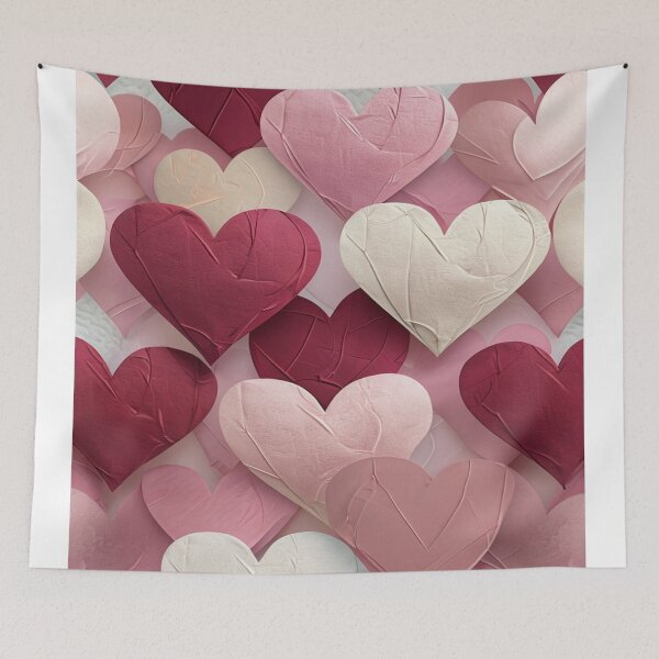 Item preview, A pattern of hearts in soft, calming colors designed and sold by saly55887.