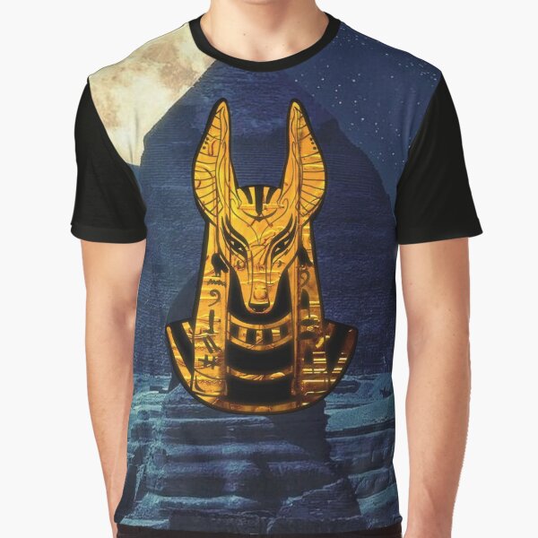 God Anubis Graphic T-Shirt
