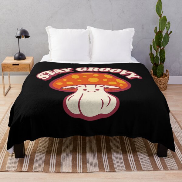 Item preview, Stay Groovy Retro Mushroom Design designed and sold by brelihebanac.