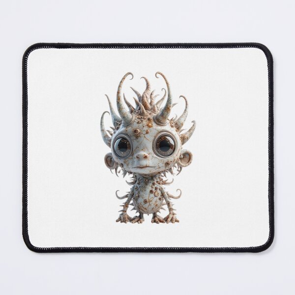 Item preview, Marble statue of a little man with big eyes and appendages on the body designed and sold by MadinaFatt.