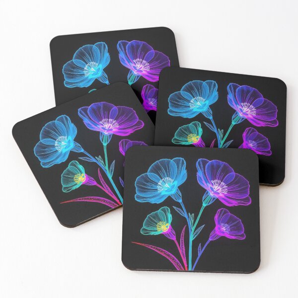 Item preview, Colorful X-Ray Botanical Surreal Design designed and sold by Wonderful Designs.