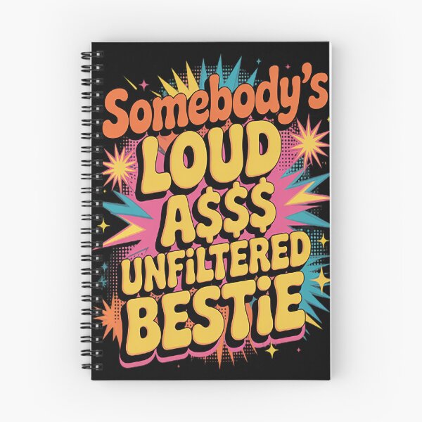 Item preview, Somebody's Loudass Unfiltered Bestie Groovy Best Friend designed and sold by mandiana.