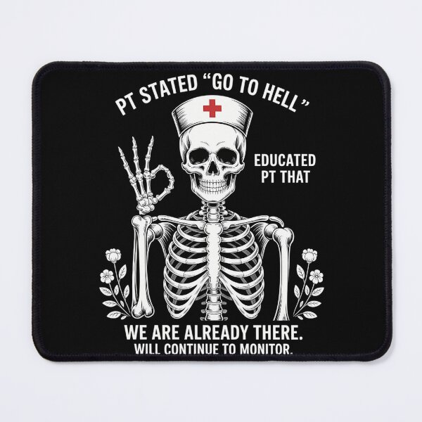 Item preview, Funny Nurse Humor Skull designed and sold by tiekanamac.