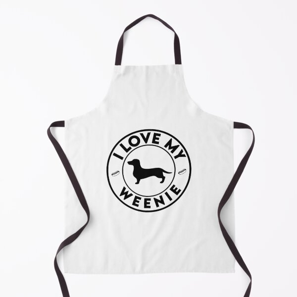 Item preview, I LOVE MY WEENIE Sticker - White & Black designed and sold by LuBarShop.
