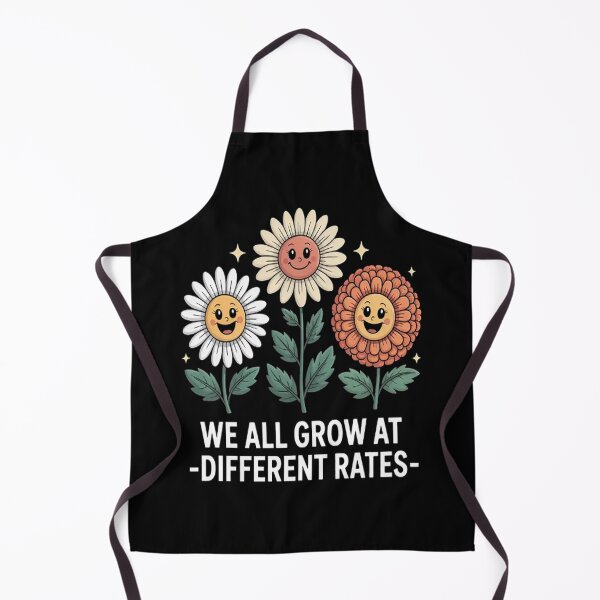 Item preview, We All Grow At Different Rates Back To School Teacher designed and sold by gandebro.