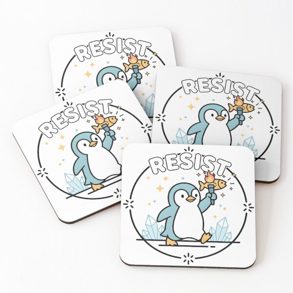Item preview, Resist-Penguin  designed and sold by THREE LITTLE BEANS.