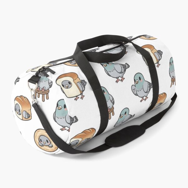 Item preview, Funny Loaf of Bread and Pigeon Artwork | Cute Cartoon Food and Bird Design designed and sold by ZenAnimeWearz.