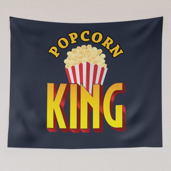 Item preview, Popcorn King Funny Food T-Shirt designed and sold by trendo.