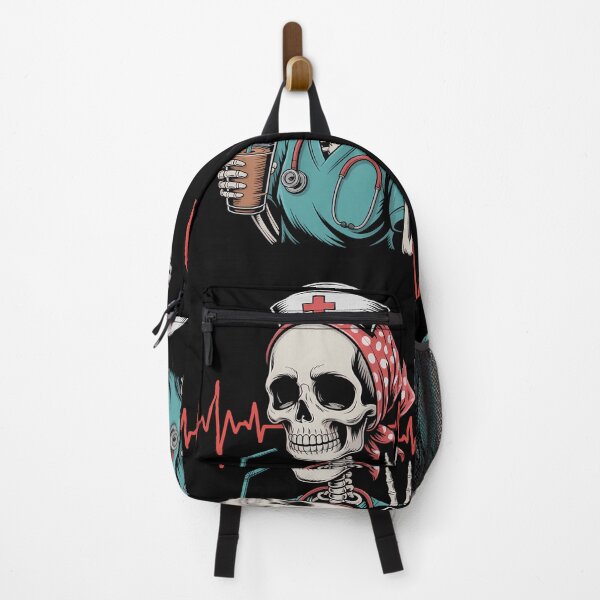 Item preview, Funny Skeleton Nurse Coffee Lovers designed and sold by tiekanamac.