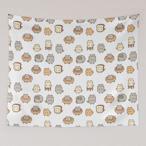 Item preview, Funny Loaf and Cat Design | Cute Cartoon Cat and Bread Artwork designed and sold by ZenAnimeWearz.