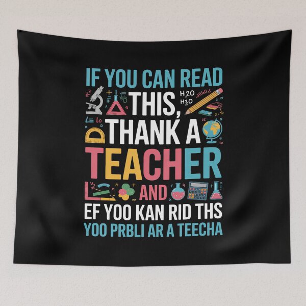 Item preview, Funny Teacher Joke Meme designed and sold by tiekanamac.