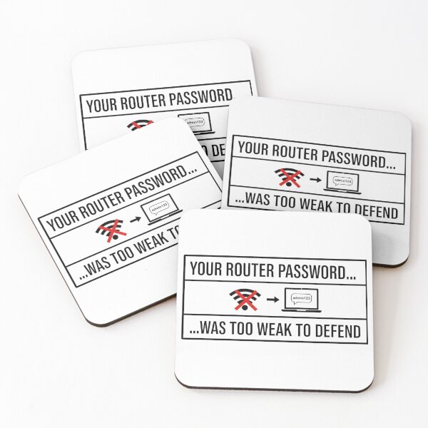 Item preview, Cyber Security - Hacker - Your Router Password was too weak to defend designed and sold by clubtee.