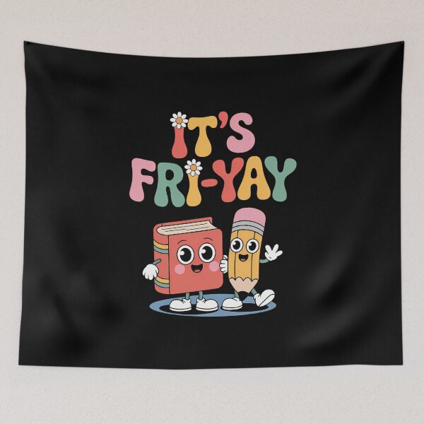 Item preview, Happy Friday Lovers Fun Friyay Teacher School designed and sold by tiekanamac.