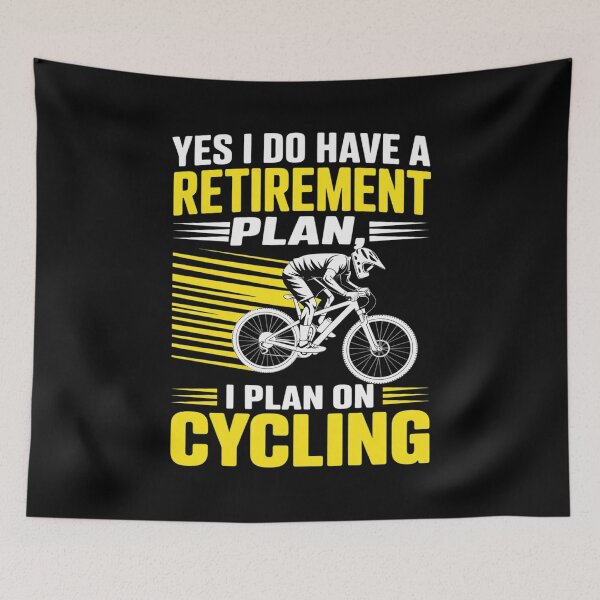 Item preview, Cycling Retirement Plan Cyclist Men Women  designed and sold by MarkLeedsArt.