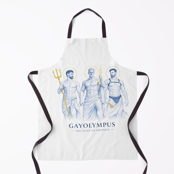 Item preview, GayOlympus — The Sons of Kronos | Gay Zeus Poseidon Hades Art designed and sold by MPForet.