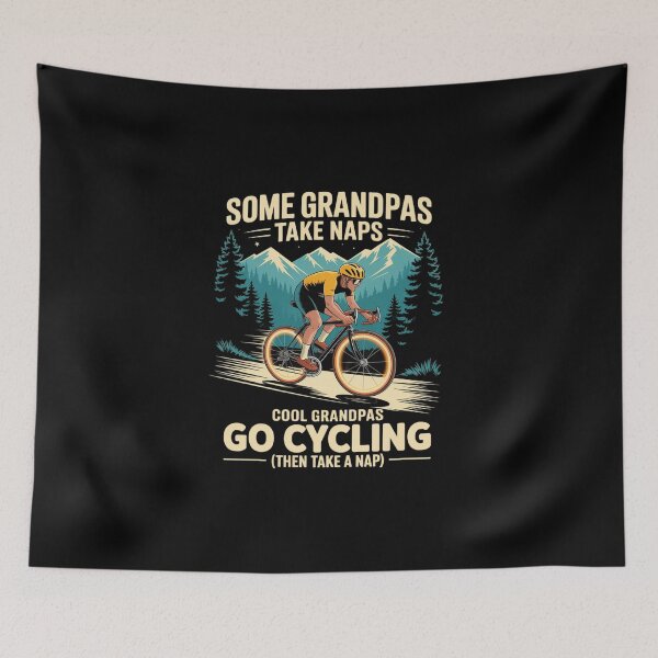 Item preview, Grandpas Go Cycling Design For Cyclist Bicycle Riding designed and sold by DigitaldeligArt.