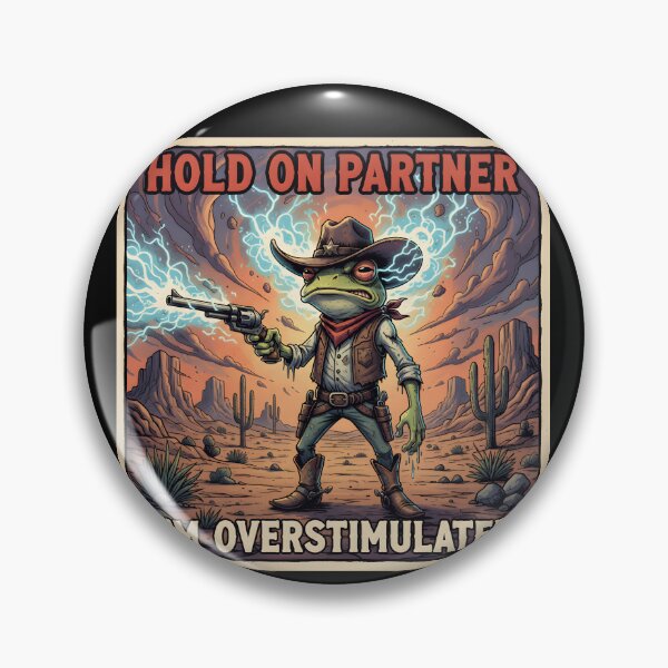 Item preview, Hold-On-Partner-Im-Overstimulated designed and sold by THREE LITTLE BEANS.