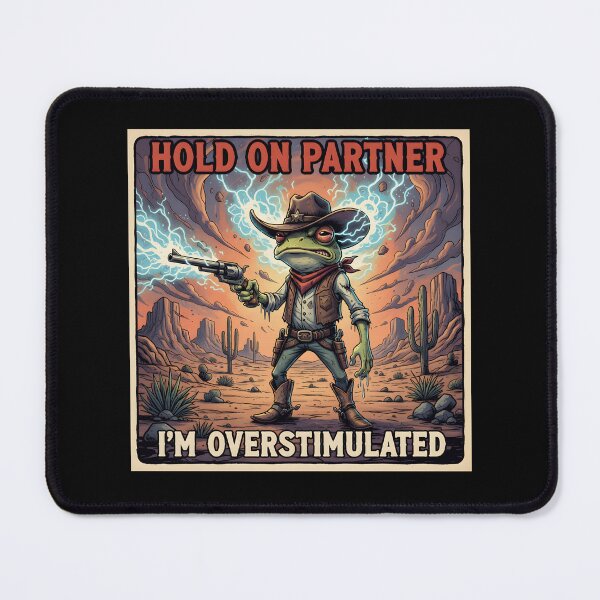 Item preview, Hold-On-Partner-Im-Overstimulated designed and sold by THREE LITTLE BEANS.