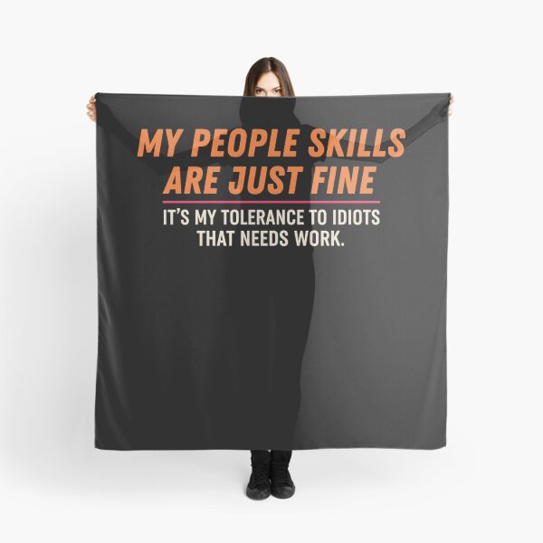 Item preview, My People Skills Are Fine Humor Sarcastic designed and sold by THREE LITTLE BEANS.