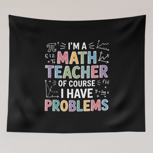 Item preview, Math Teacher  Funny designed and sold by tiemacopaxer.