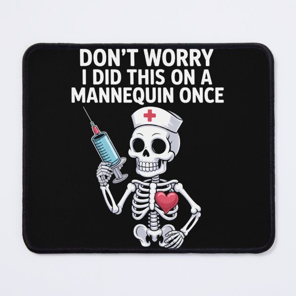 Item preview, Mannequin Skeleton Nurse Joke designed and sold by tiemacopaxer.