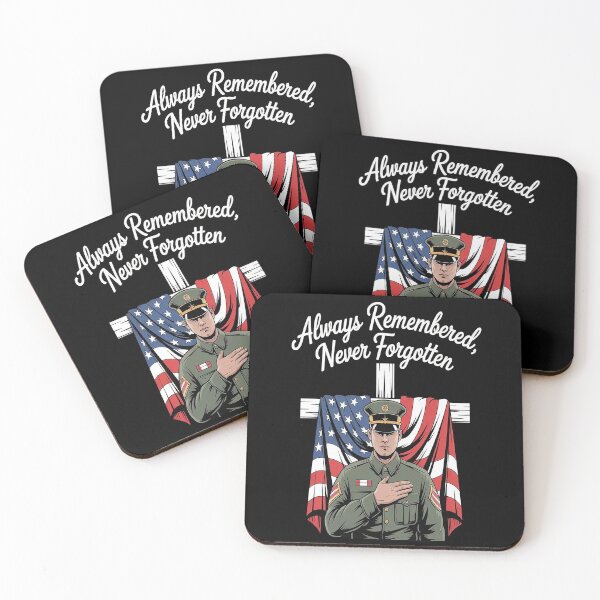 Item preview, Always Remembered Never Forgotten Honor And Tribute Military Remembrance designed and sold by HaiharryCartoon.
