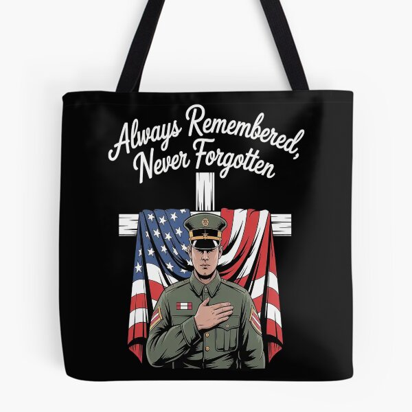 Item preview, Always Remembered Never Forgotten Honor And Tribute Military Remembrance designed and sold by HaiharryCartoon.
