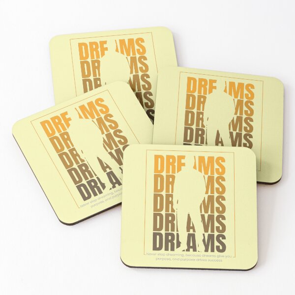 Item preview, Dreams Give Purpose – Motivational Quote Silhouette Typography Design designed and sold by RevieusaR.