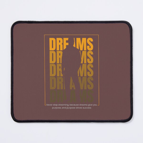 Item preview, Dreams Give Purpose – Motivational Quote Silhouette Typography Design designed and sold by RevieusaR.