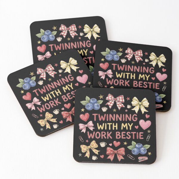 Item preview, Twinning With My Bestie Work Bestie designed and sold by THREE LITTLE BEANS.