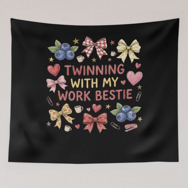 Item preview, Twinning With My Bestie Work Bestie designed and sold by THREE LITTLE BEANS.