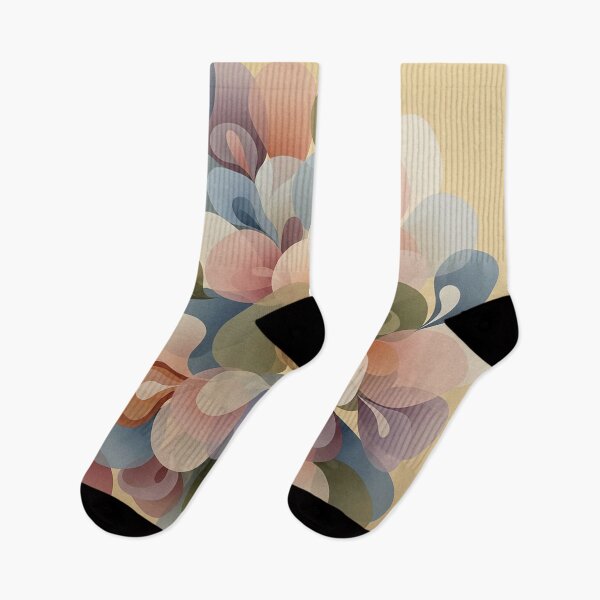 Item preview, Abstract Petal Mosaic Organic Pastel Art designed and sold by AnimalAirtistry.