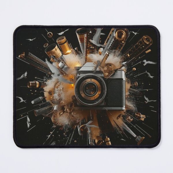 Item preview, Golden Lens Explosion Around Classic Camera designed and sold by Wonderful Designs.