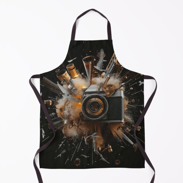Item preview, Golden Lens Explosion Around Classic Camera designed and sold by Wonderful Designs.