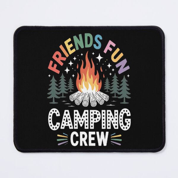 Item preview, Camping Crew Fires Friends Fun Summer Vibes Camper designed and sold by CottonCandyPrin.