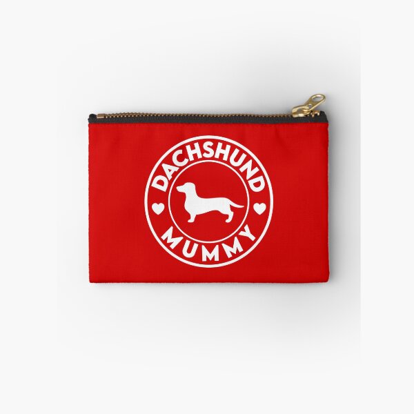 Item preview, Dachshund Mummy Sticker - Red & White designed and sold by LuBarShop.