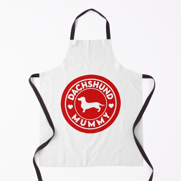 Item preview, Dachshund Mummy Sticker - Red & White designed and sold by LuBarShop.