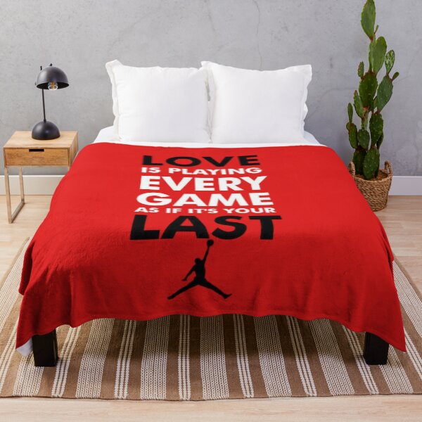 Item preview, Love Every Game - Michael Jordan Motivational Basketball Quote designed and sold by ArtByRahim.
