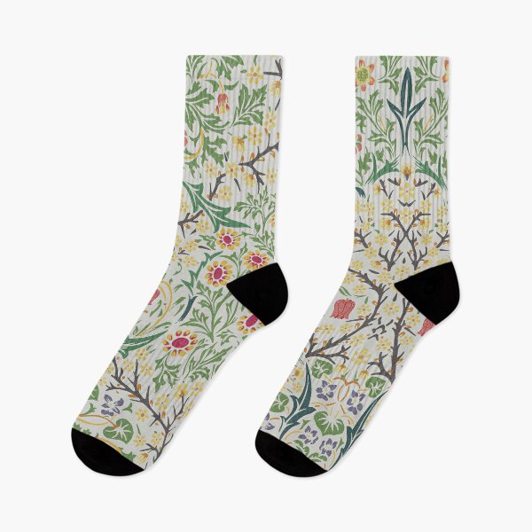 Item preview, William Morris Blackthorn Floral Pattern designed and sold by maniacfitness.