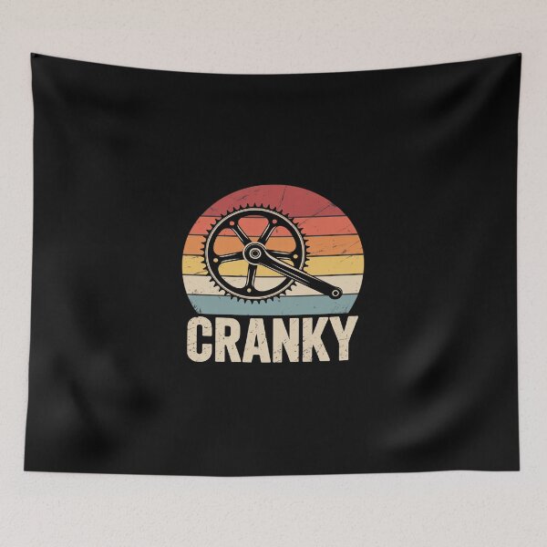 Item preview, Cranky Bike Bicycle Rider Cycling Lover  designed and sold by DigitaldeligArt.