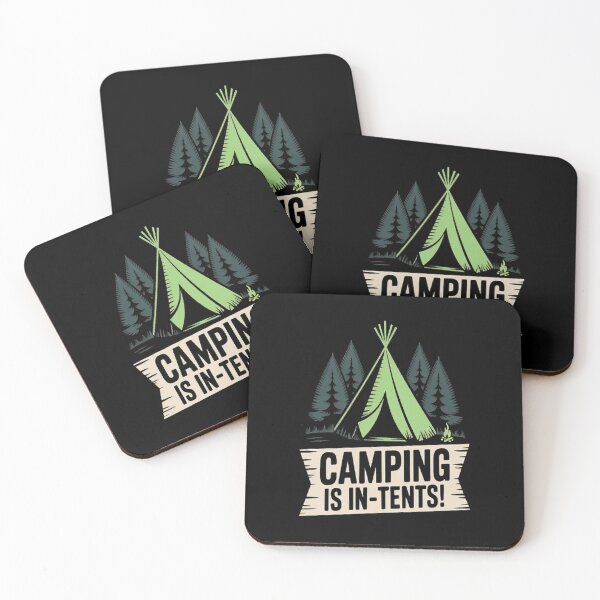 Item preview, Camping Is In Tents Outdoor Camper Pun designed and sold by CottonCandyPrin.