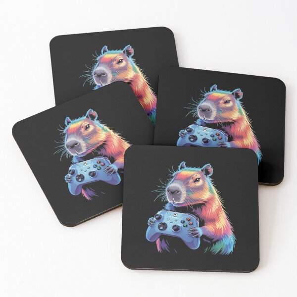 Item preview, Capybara Funny Video Games Capybara Playing Video Games  designed and sold by RsFilsingerArt.