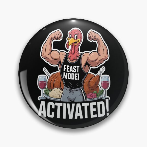 Item preview, Feast Mode Activated Thanksgiving for Bodybuilder designed and sold by HaiharryCartoon.