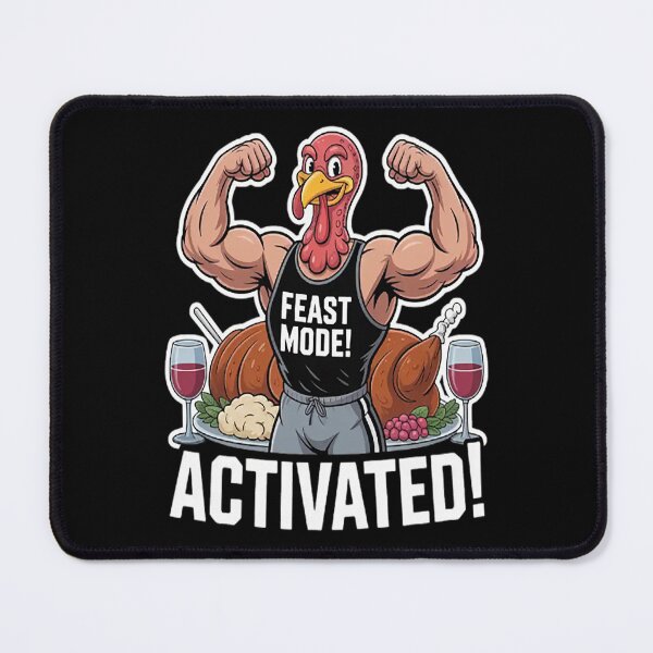 Item preview, Feast Mode Activated Thanksgiving for Bodybuilder designed and sold by HaiharryCartoon.