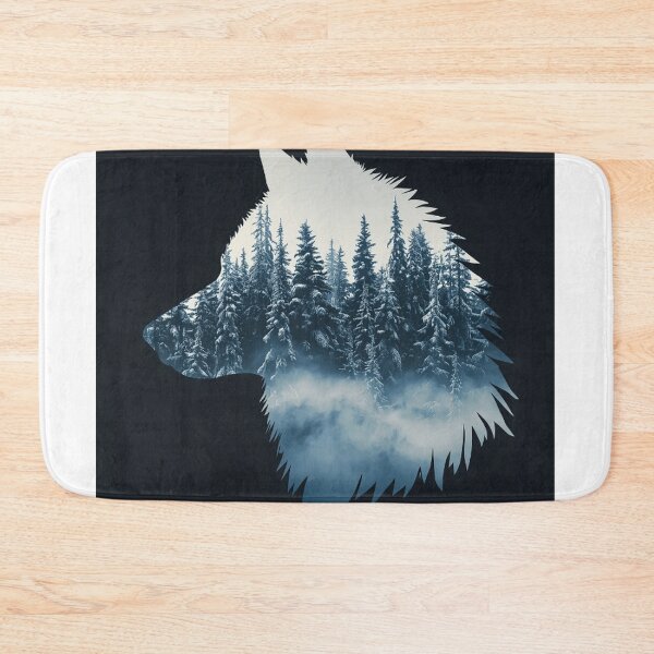 Item preview, Winter Forest Hidden in Wolf Shape designed and sold by Wonderful Designs.