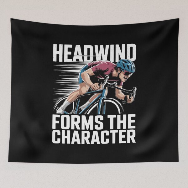 Item preview, Headwind Cyclist Bike Riding Cycling Biking Bicycle  designed and sold by MarkLeedsArt.