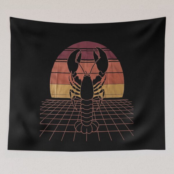 Item preview, Crawfish Crayfish Vintage 80s Style  designed and sold by RoyTill0Art.