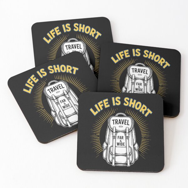 Item preview, Life Is Short Travel Far And Wide designed and sold by CottonCandyPrin.